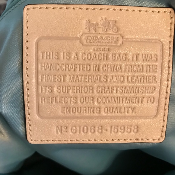 Authentic Coach large shoulder bag
